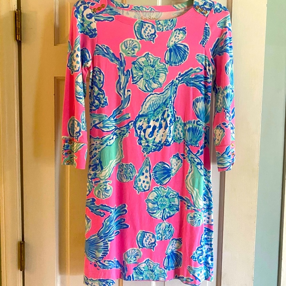 Lily Pulitzer 3/4 sleeve women’s dress. Sz S